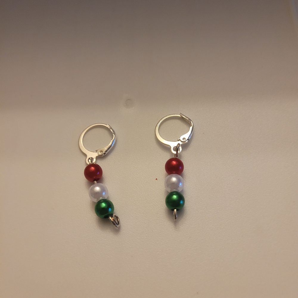 Elegant Multicolor Beaded Hoop Earrings